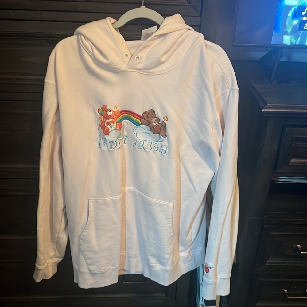 Teddy Fresh Care Bear hoodie size XXL